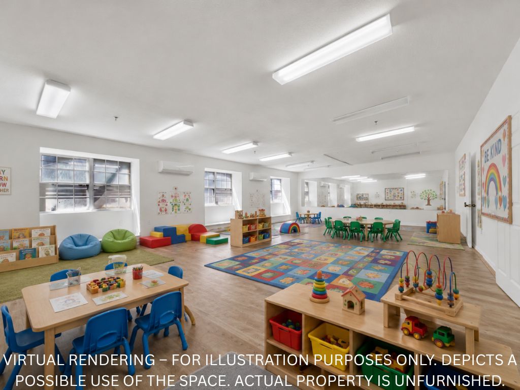 Conceptual daycare or early learning rendering