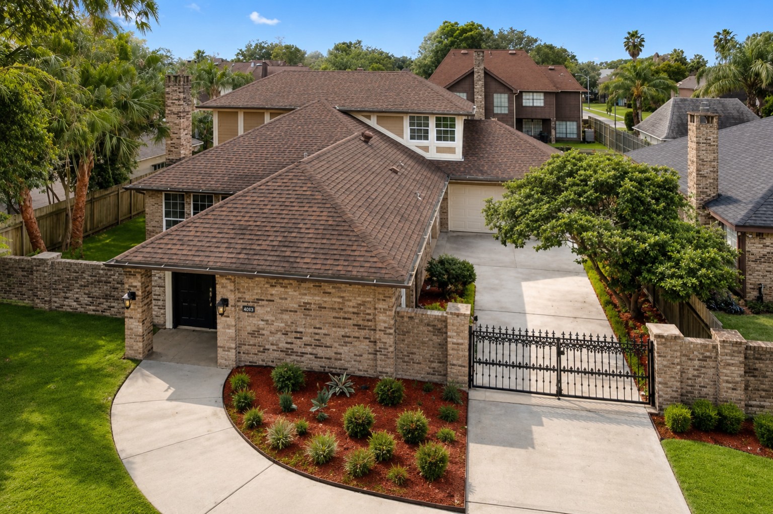 Professionally photographed and landscaped home represented by Brittny McKay